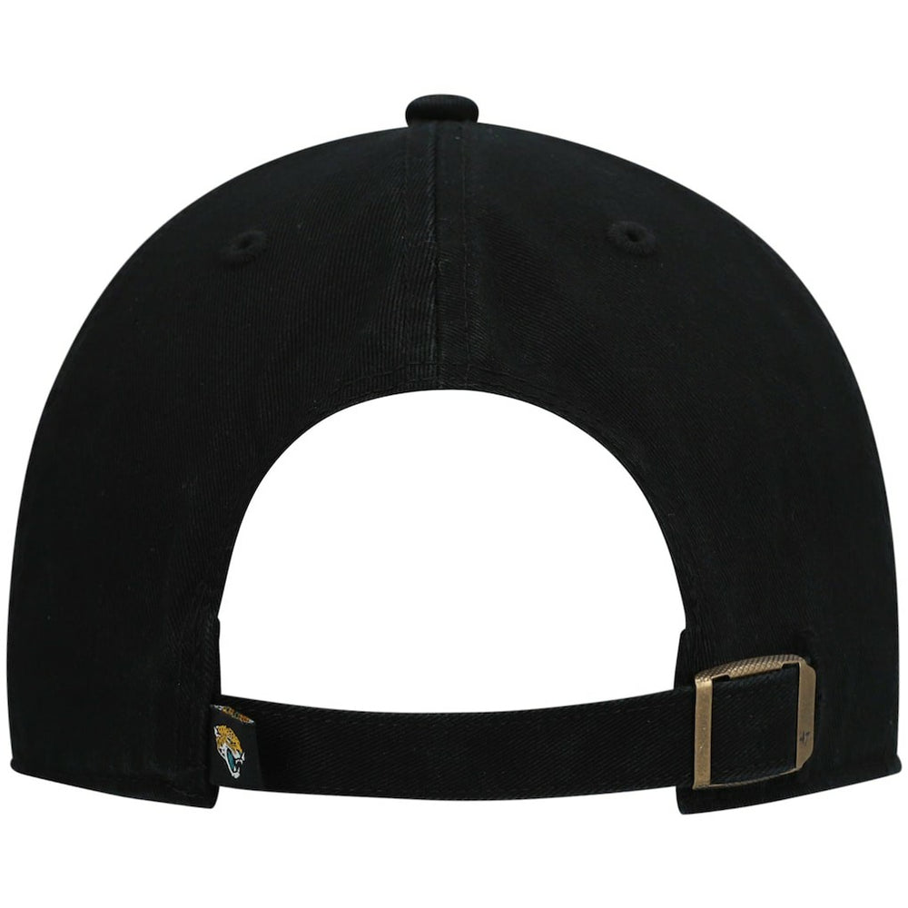 Jacksonville Jaguars '47 Clean Up Script Adjustable Hat - Black - 47 brand