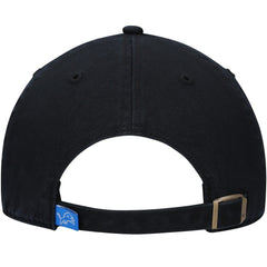 Detroit Lions '47 Clean Up Script Adjustable Hat - Black - 47 brand