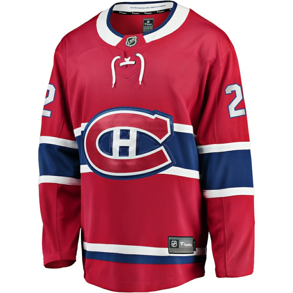 Cole Caufield Montreal Canadiens Fanatics Home Breakaway Replica Jersey - Red | Fanatics Lifestyle