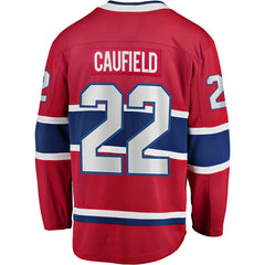 Cole Caufield Montreal Canadiens Fanatics Home Breakaway Replica Jersey - Red | Fanatics Lifestyle