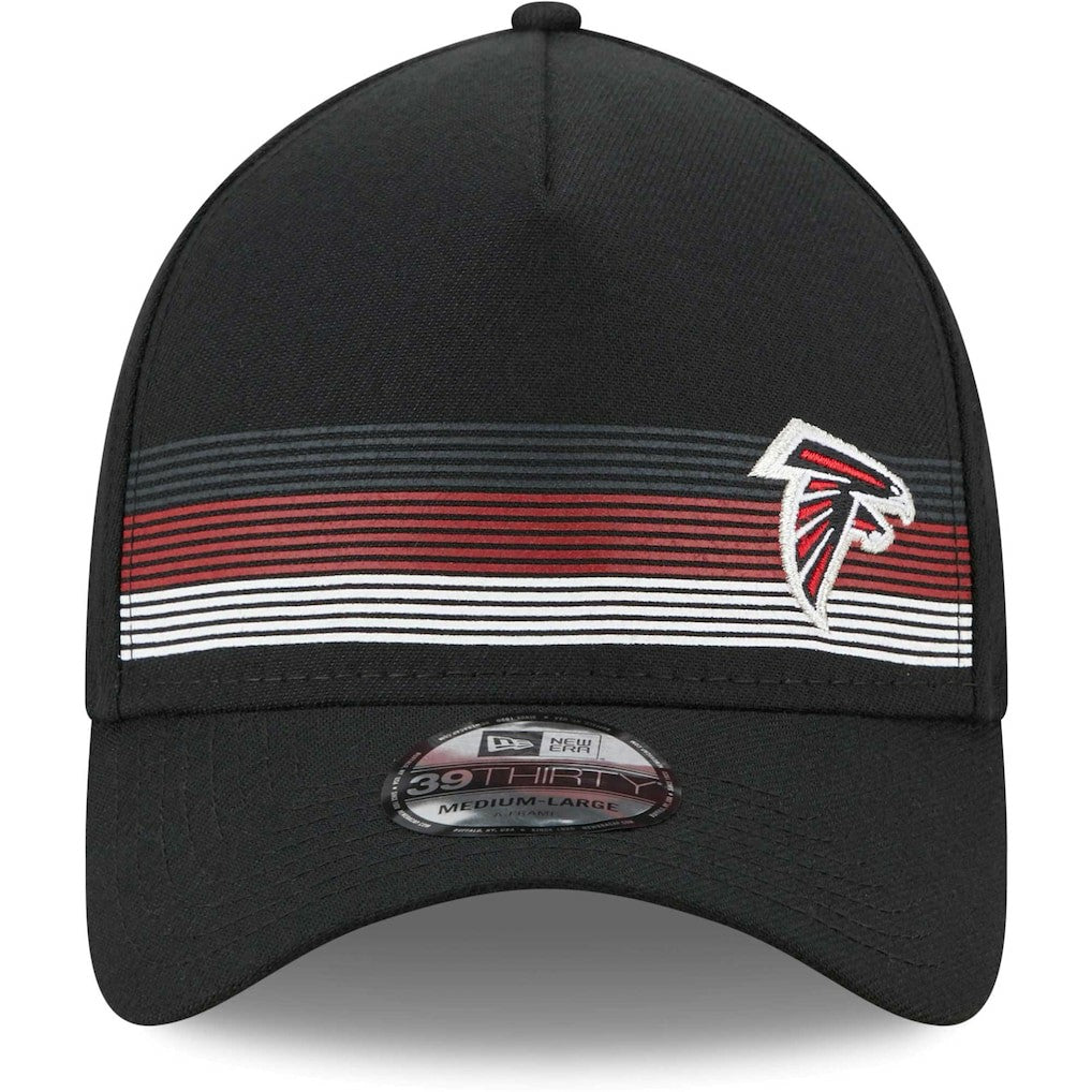 Atlanta Falcons New Era Flawless Stripe 39THIRTY Flex Hat - Black - NFL