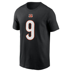 Joe Burrow Cincinnati Bengals Player Name & Number T-Shirt - Black - Nike