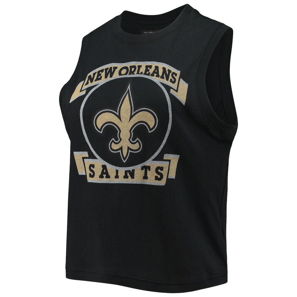 New Orleans Saints Junk Food Women's Rib Ranger Muscle Tank Top - Black - NFL