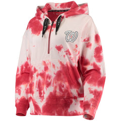 Washington Nationals DKNY Sport Women's Dakota Tie-Dye Half-Zip Hoodie Online