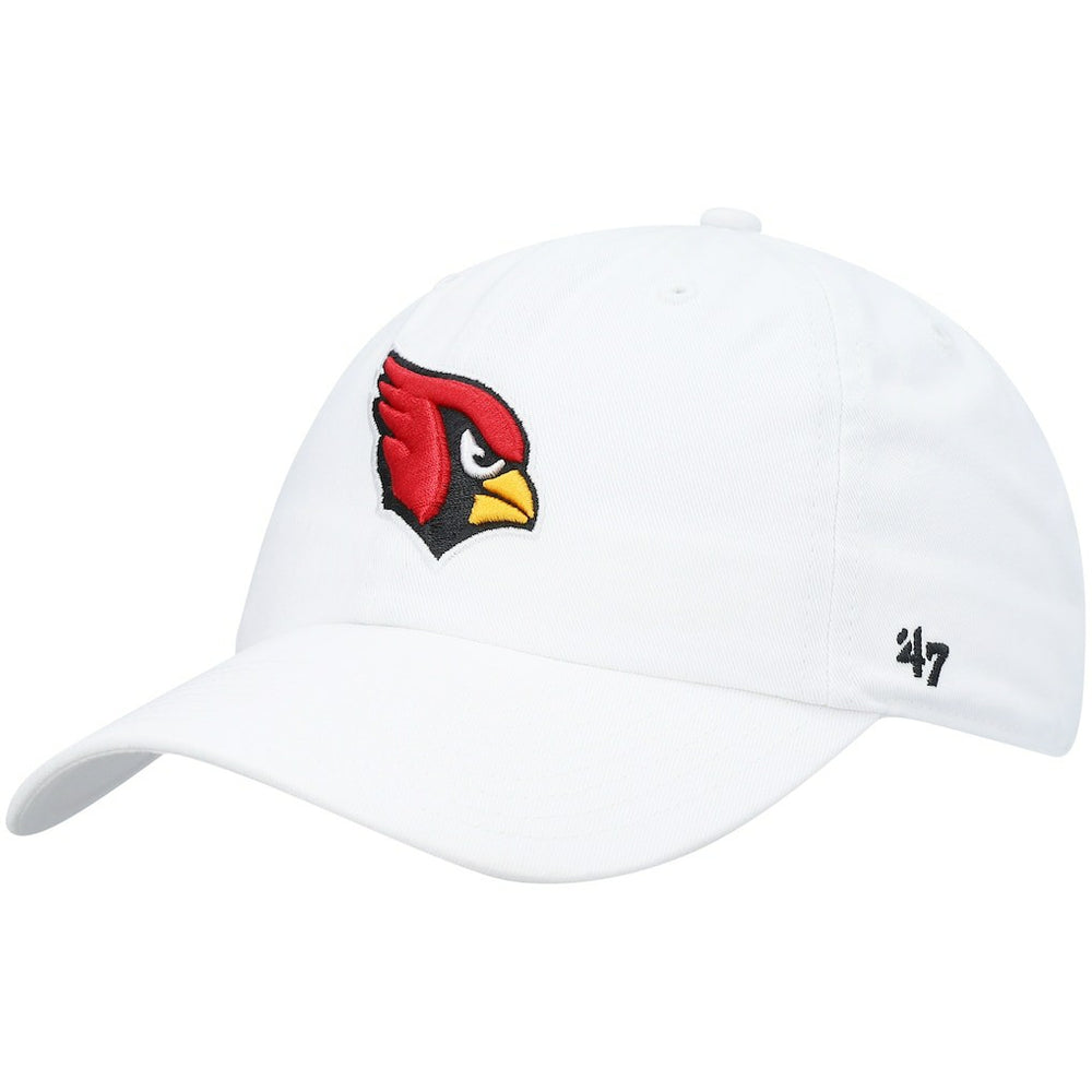 Arizona Cardinals '47 Clean Up Adjustable Hat - White - 47 brand