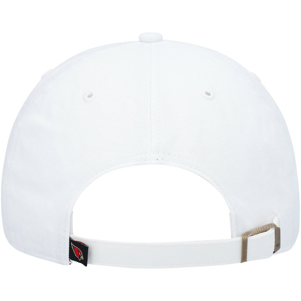 Arizona Cardinals '47 Clean Up Adjustable Hat - White - 47 brand