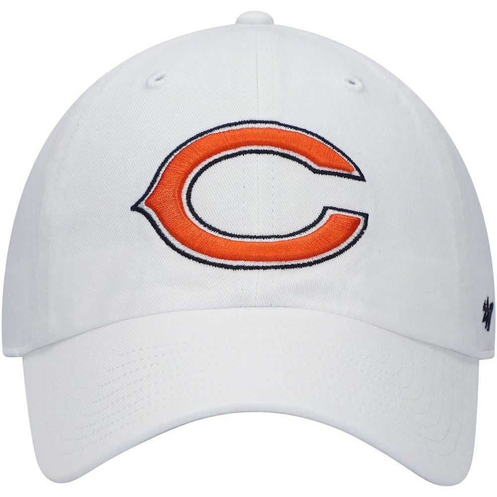 Chicago Bears '47 Logo Clean Up Adjustable Hat - White - 47 brand