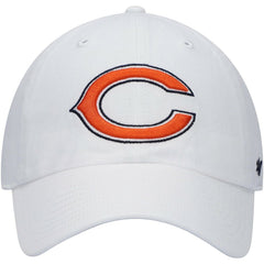 Chicago Bears '47 Logo Clean Up Adjustable Hat - White - 47 brand