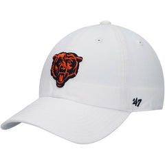 Chicago Bears '47 Team Clean Up Adjustable Hat - White - 47 brand