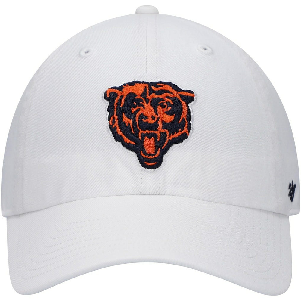 Chicago Bears '47 Team Clean Up Adjustable Hat - White - 47 brand