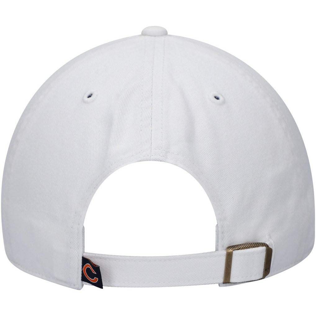 Chicago Bears '47 Team Clean Up Adjustable Hat - White - 47 brand
