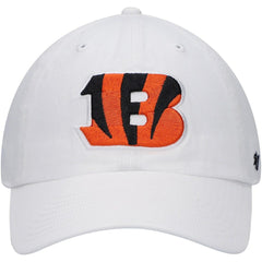 Cincinnati Bengals '47 Clean Up Adjustable Hat - White - 47 brand