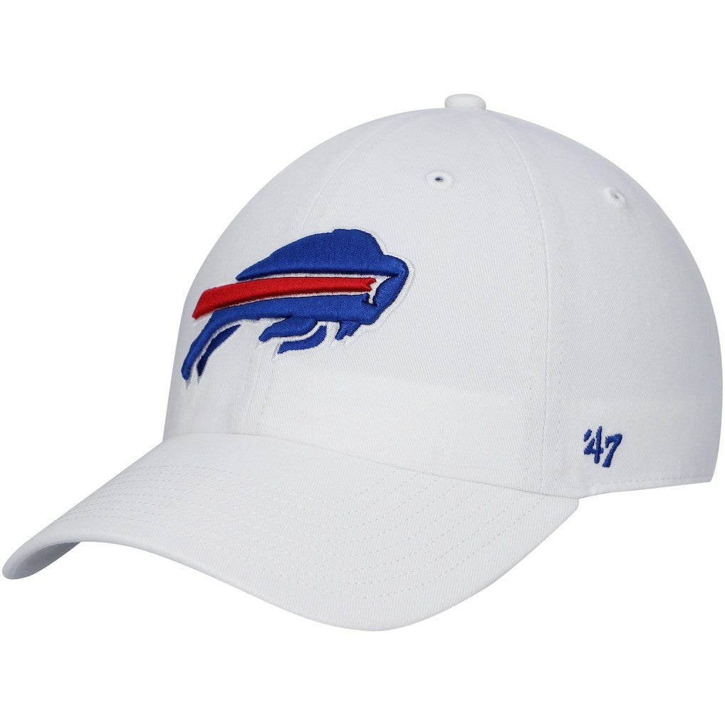 Buffalo Bills '47 Logo Clean Up Adjustable Hat - White - 47 brand