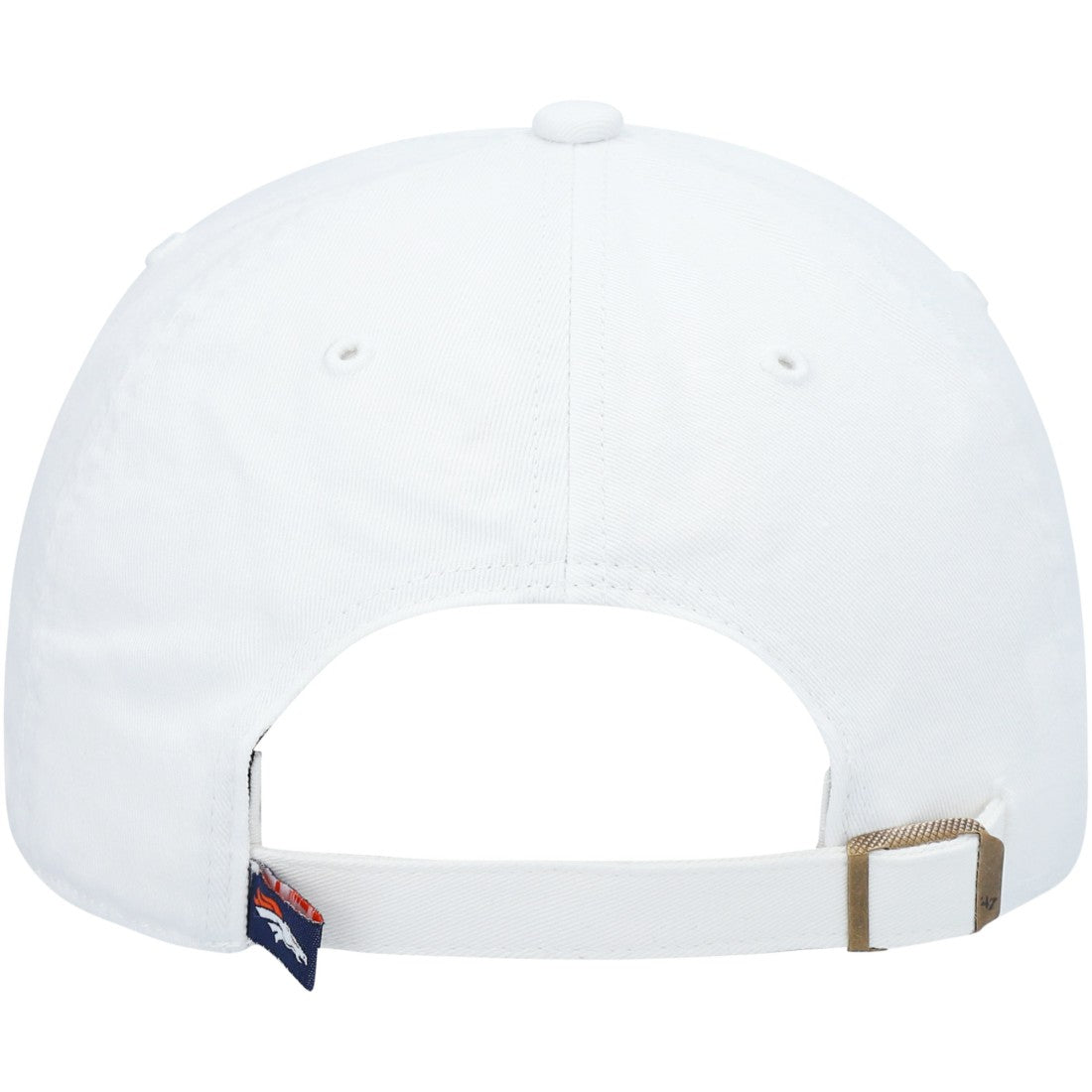 Denver Broncos '47 Clean Up Adjustable Hat - White - 47 brand