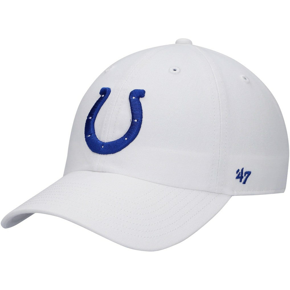 Indianapolis Colts '47 Clean Up Adjustable Hat - White - 47 brand