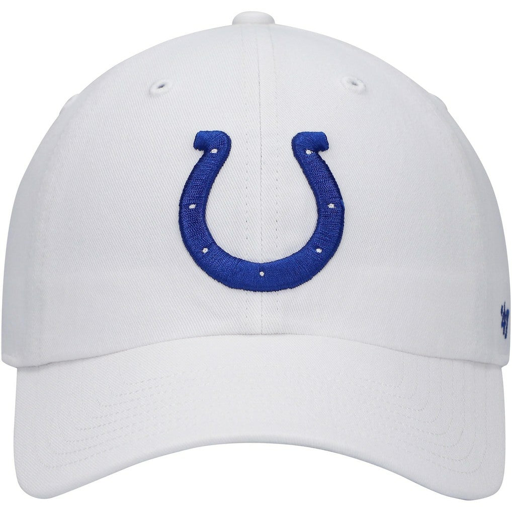Indianapolis Colts '47 Clean Up Adjustable Hat - White - 47 brand