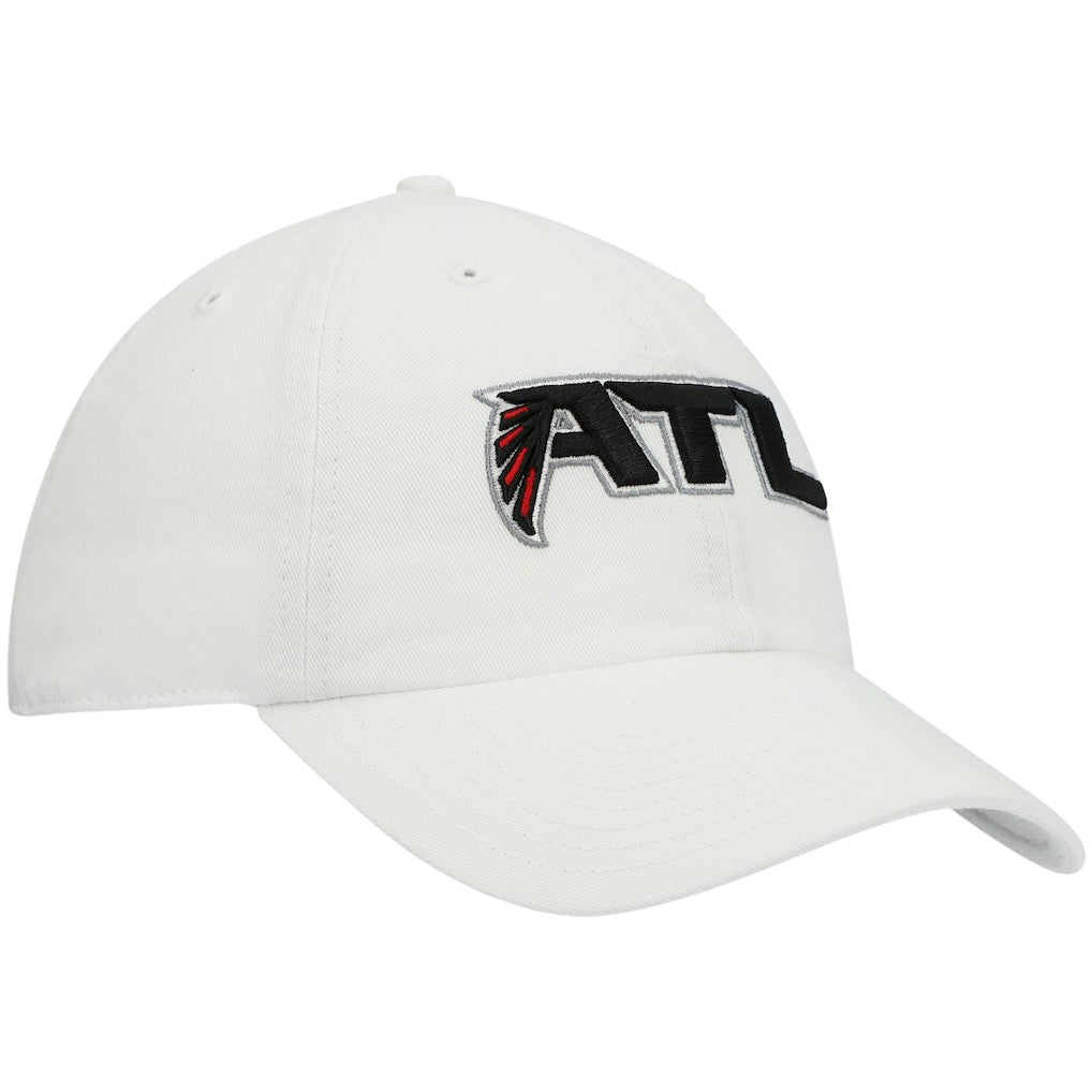 Atlanta Falcons '47 Clean Up Adjustable Hat - White - 47 brand