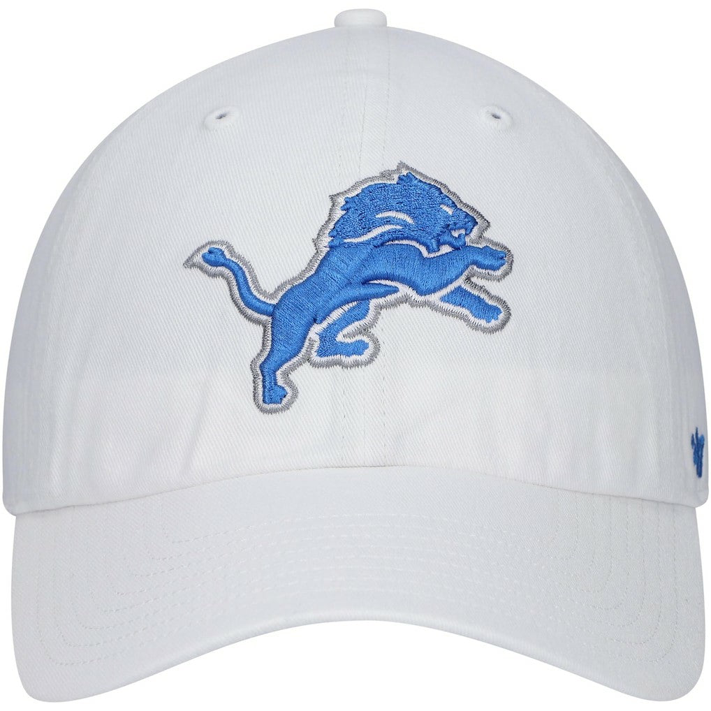 Detroit Lions '47 Clean Up Adjustable Hat - White - 47 brand