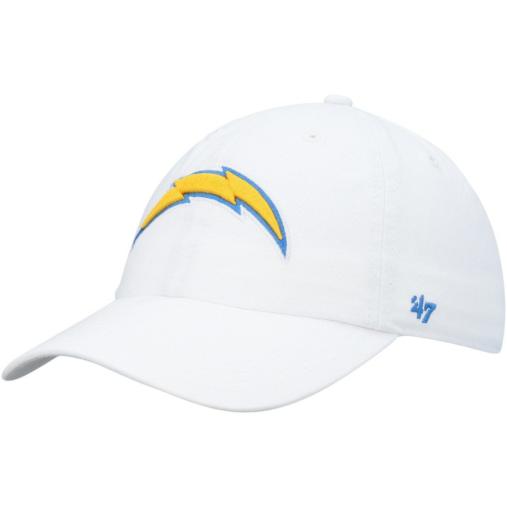 Los Angeles Chargers '47 Clean Up Adjustable Hat - White - 47 brand