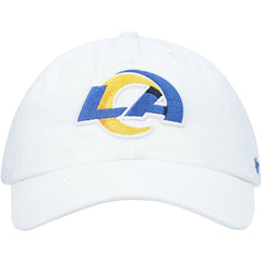 Los Angeles Rams '47 Logo Clean Up Adjustable Hat - White - 47 brand