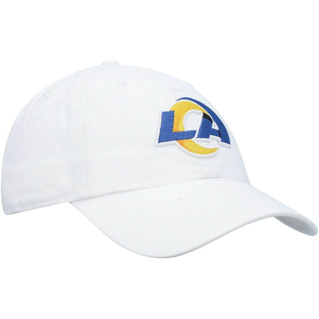 Los Angeles Rams '47 Logo Clean Up Adjustable Hat - White - 47 brand