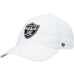 Las Vegas Raiders '47 Clean Up Adjustable Hat - White - 47 brand
