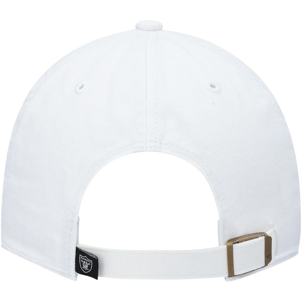 Las Vegas Raiders '47 Clean Up Adjustable Hat - White - 47 brand