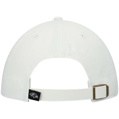 Baltimore Ravens '47 Clean Up Adjustable Hat - White - 47 brand