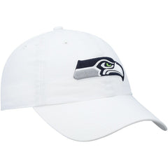 Seattle Seahawks '47 Clean Up Adjustable Hat - White - 47 brand