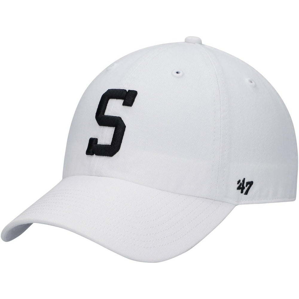 Pittsburgh Steelers '47 Clean Up Adjustable Hat - White - 47 brand