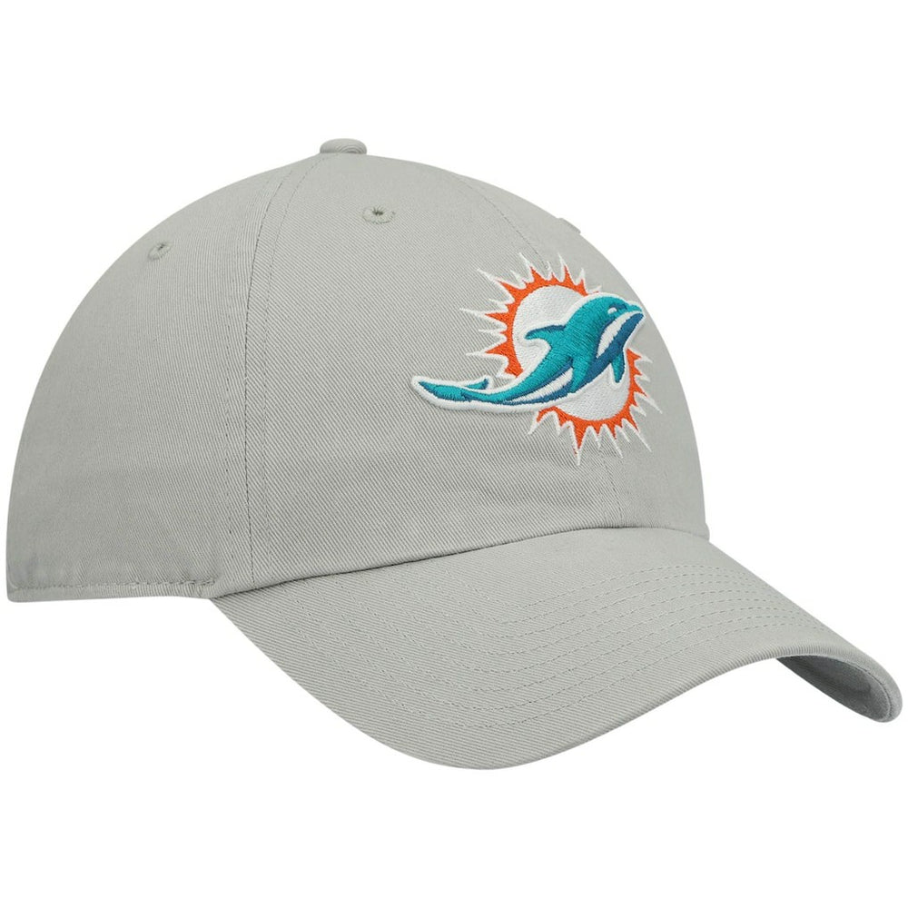 Miami Dolphins '47 Clean Up Adjustable Hat - Gray - 47 brand