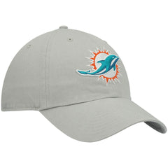 Miami Dolphins '47 Clean Up Adjustable Hat - Gray - 47 brand