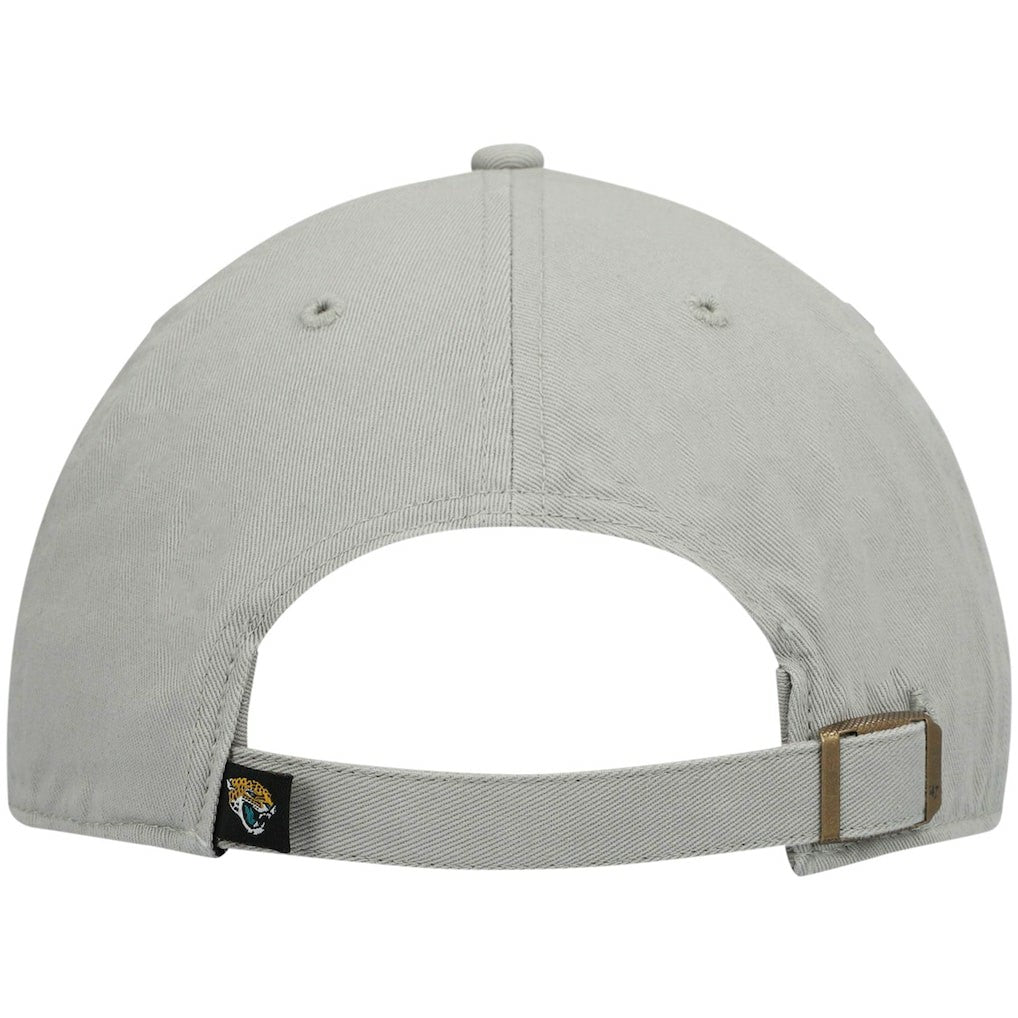 Jacksonville Jaguars '47 Logo Clean Up Adjustable Hat - Gray - 47 brand