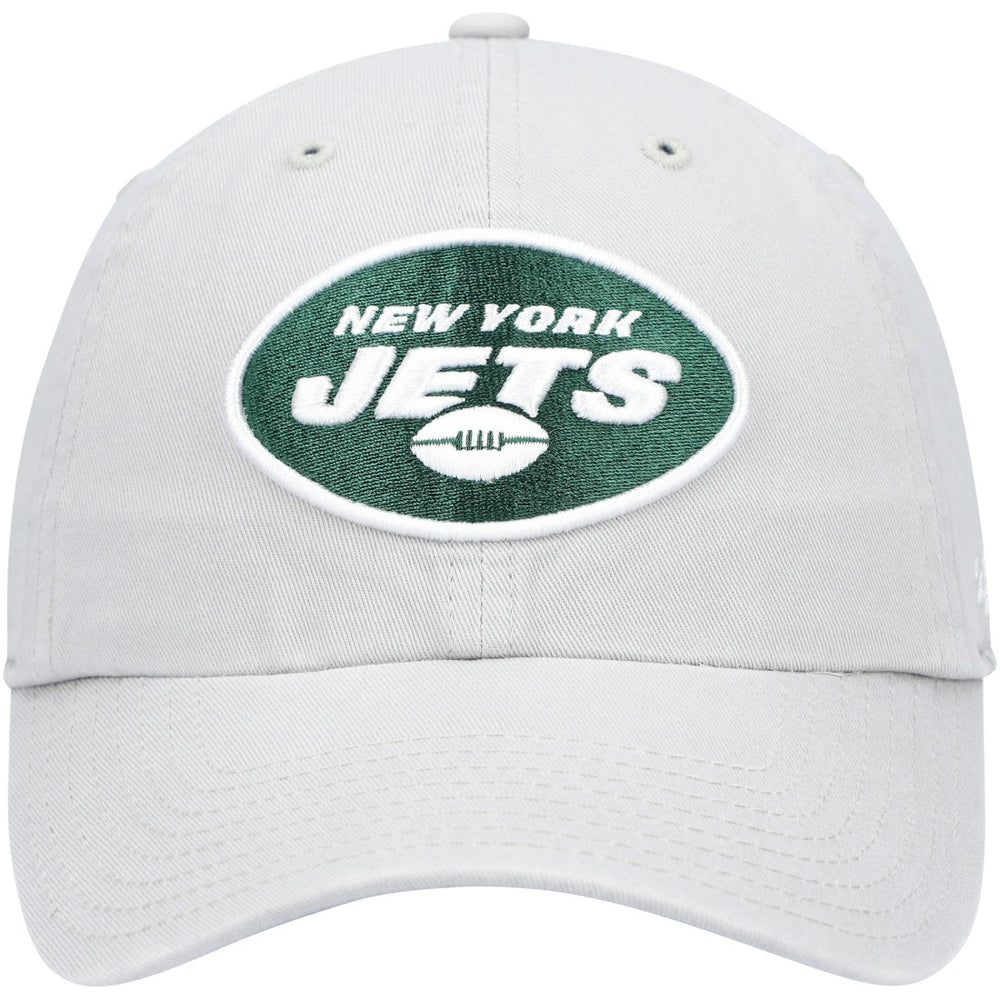 New York Jets '47 Clean Up Adjustable Hat - Gray - 47 brand
