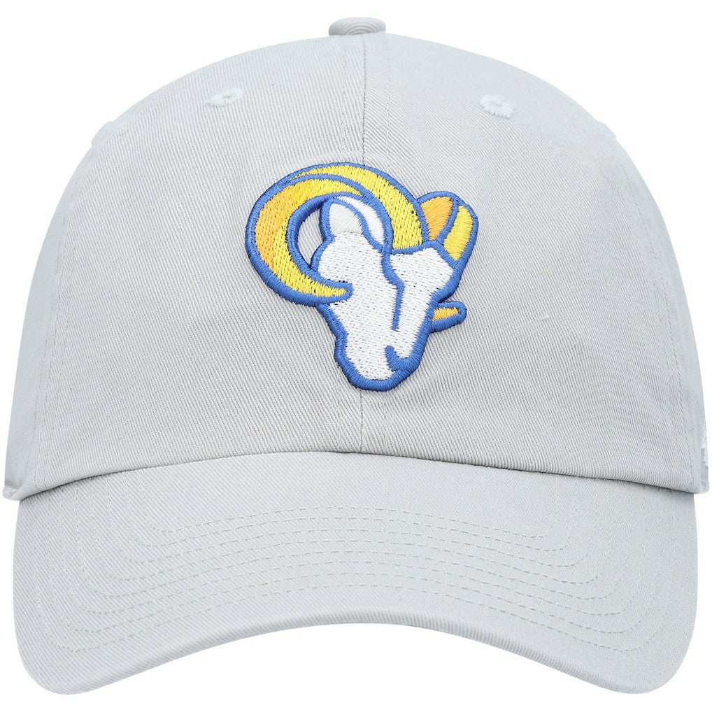 Los Angeles Rams '47 Logo Clean Up Adjustable Hat - Gray - 47 brand