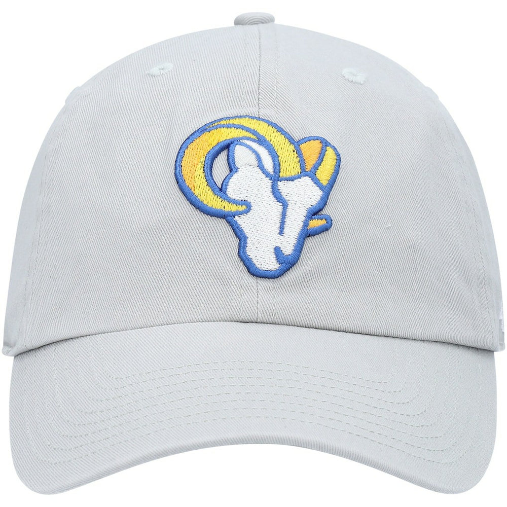 Los Angeles Rams '47 Logo Clean Up Adjustable Hat - Gray - 47 brand