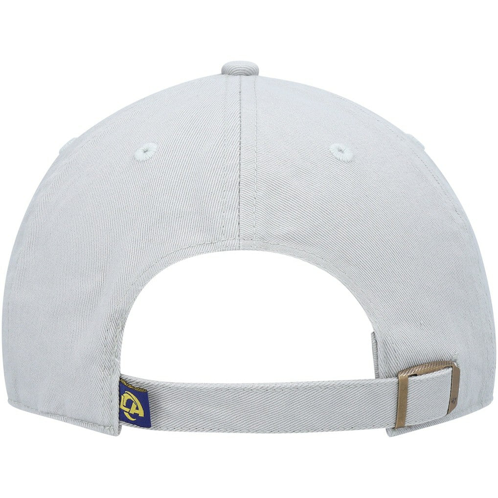 Los Angeles Rams '47 Logo Clean Up Adjustable Hat - Gray - 47 brand