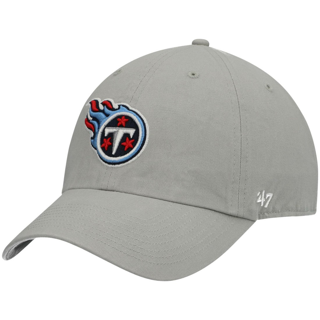 Tennessee Titans '47 Clean Up Adjustable Hat - Gray - 47 brand