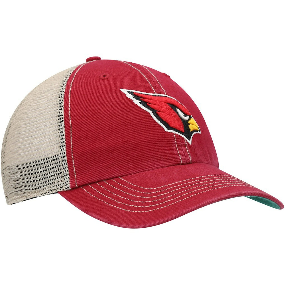 Arizona Cardinals '47 Trawler Trucker Clean Up Snapback Hat - Cardinal/Natural - 47 brand