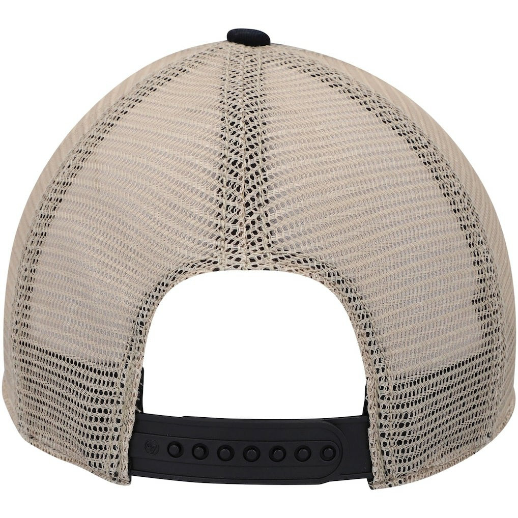 Cincinnati Bengals '47 Trawler Trucker Clean Up Snapback Hat - Black/Natural - 47 brand