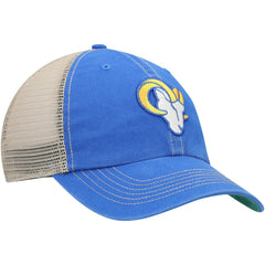 Los Angeles Rams '47 Head Trawler Trucker Clean Up Snapback Hat - Royal/Natural - 47 brand