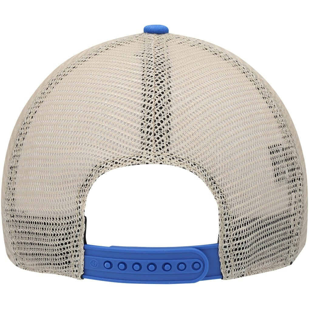 Los Angeles Rams '47 Head Trawler Trucker Clean Up Snapback Hat - Royal/Natural - 47 brand
