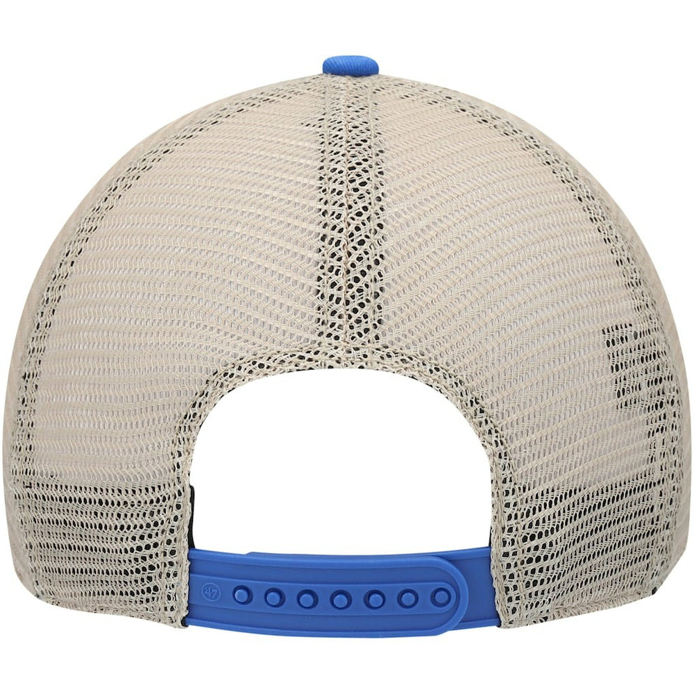 Los Angeles Rams '47 Head Trawler Trucker Clean Up Snapback Hat - Royal/Natural - 47 brand