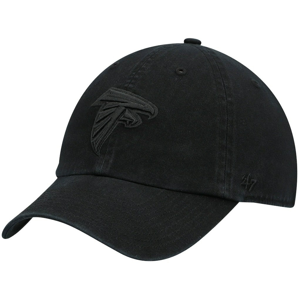 Atlanta Falcons '47 Team Tonal Clean Up Adjustable Hat - Black - 47 brand