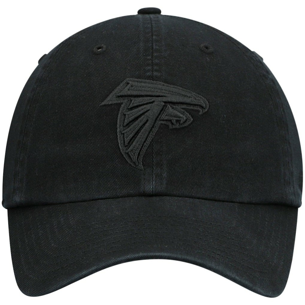 Atlanta Falcons '47 Team Tonal Clean Up Adjustable Hat - Black - 47 brand