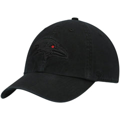 Baltimore Ravens '47 Team Tonal Clean Up Adjustable Hat - Black - 47 brand