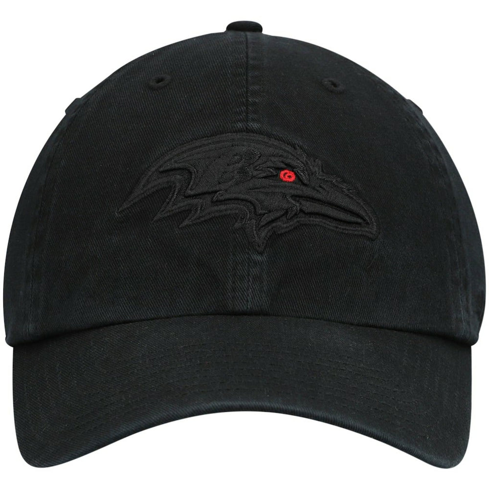 Baltimore Ravens '47 Team Tonal Clean Up Adjustable Hat - Black - 47 brand