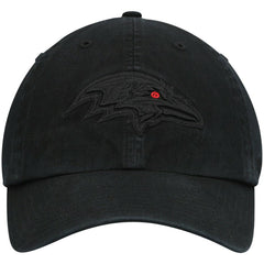 Baltimore Ravens '47 Team Tonal Clean Up Adjustable Hat - Black - 47 brand