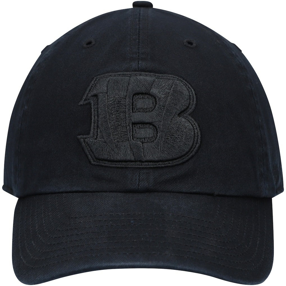 Cincinnati Bengals '47 Team Tonal Clean Up Adjustable Hat - Black - 47 brand