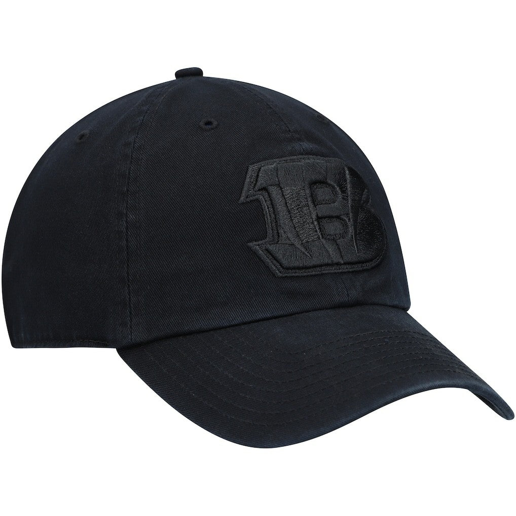 Cincinnati Bengals '47 Team Tonal Clean Up Adjustable Hat - Black - 47 brand
